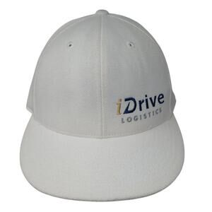 iDrive Logistics Fitted Baseball Cap Beige 7 5/8 Embroidered 210 Fitted